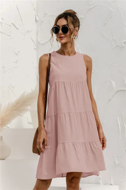 Women’s Casual Midi Summer Dress - Ilka