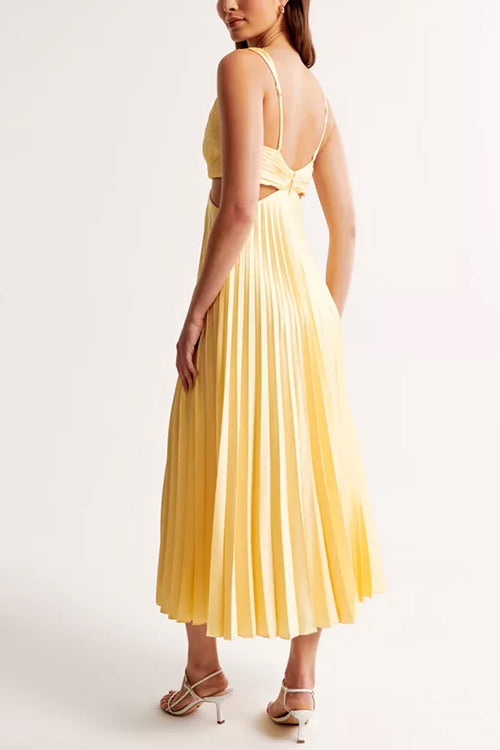 Pleated Maxi Dress | Uma