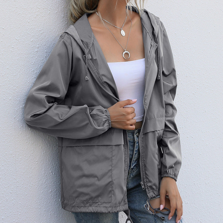 Women’s Outdoor Zip Hoodie Rain Jacket - Ava