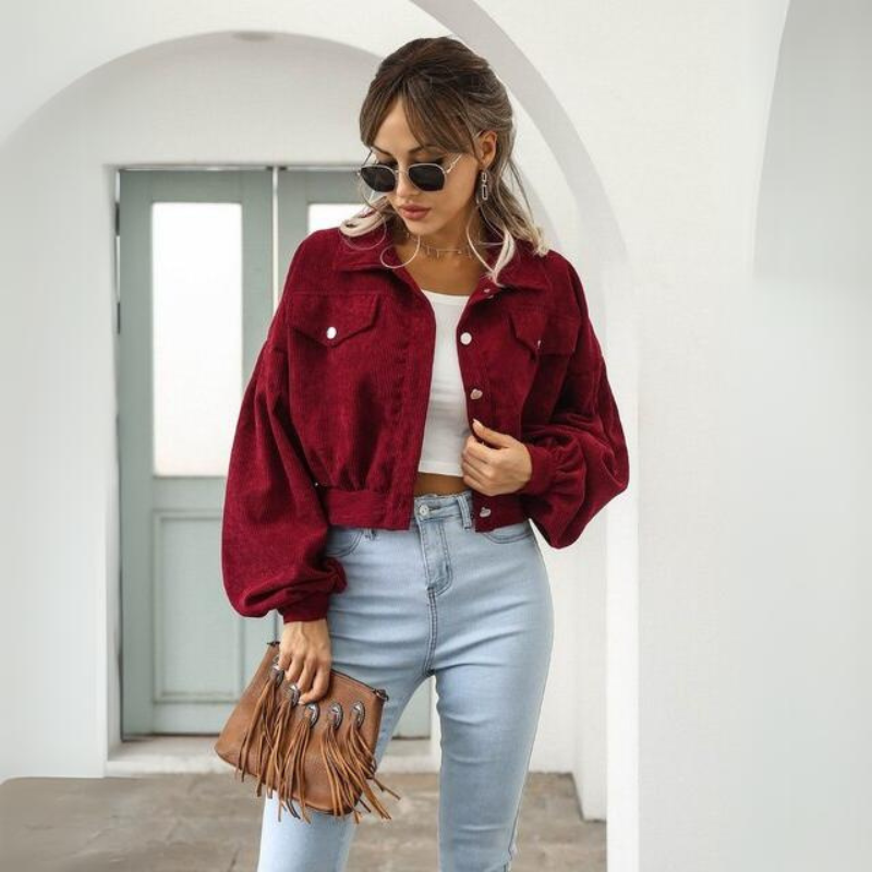 Women’s Modern Corduroy Jacket - Evelina