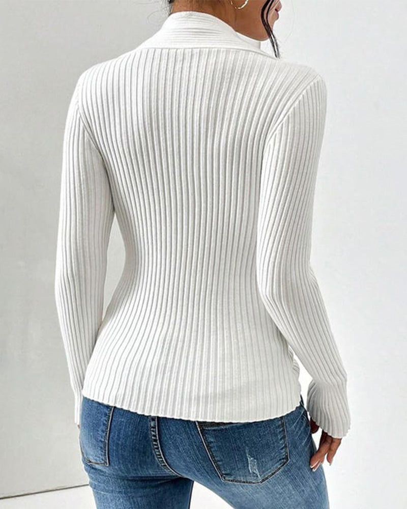 Women’s Elegant Long Sleeve Sweater - Ava