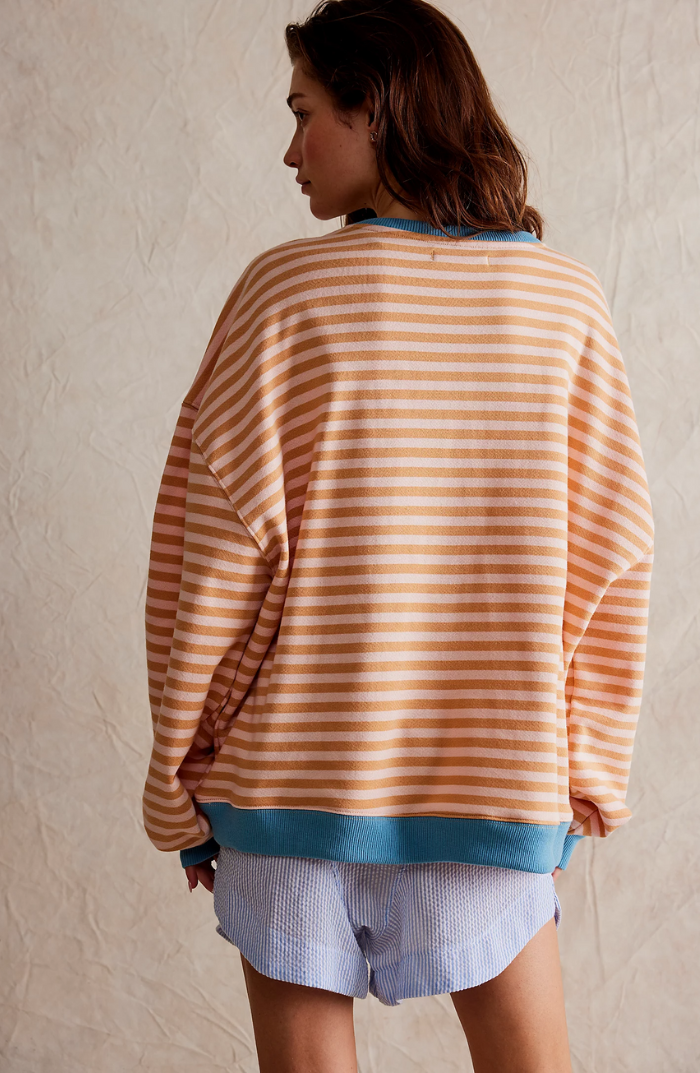 Women’s Cozy Striped Sweater - Sophia