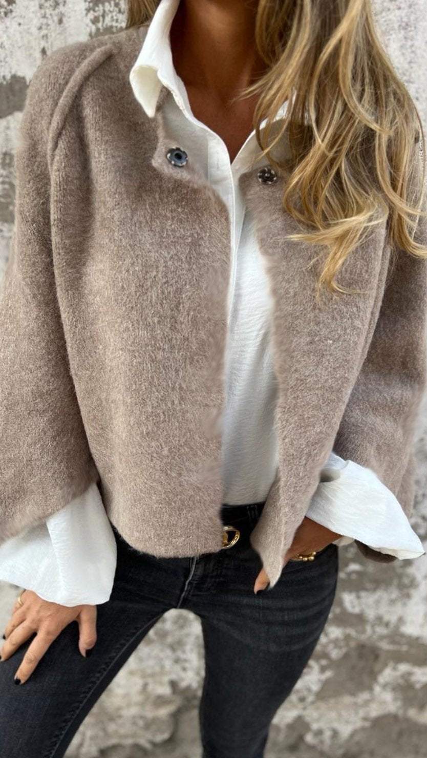 Women’s Elegant Long Sleeve Cardigan - Sophia