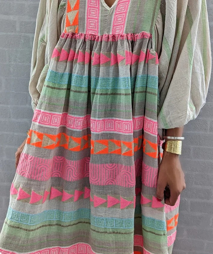 Women’s Casual Boho Summer Maxi Dress - Hermine