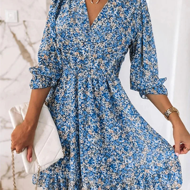 Women’s Airy Chic Boho Maxi Dress - Valentina