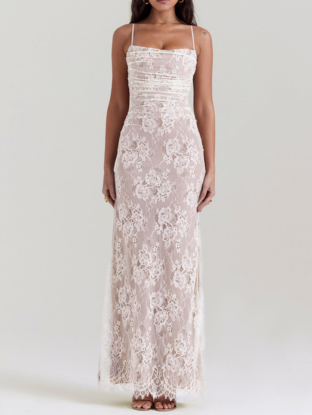 Women’s Vintage Elegant  Maxi Dress - Sophia