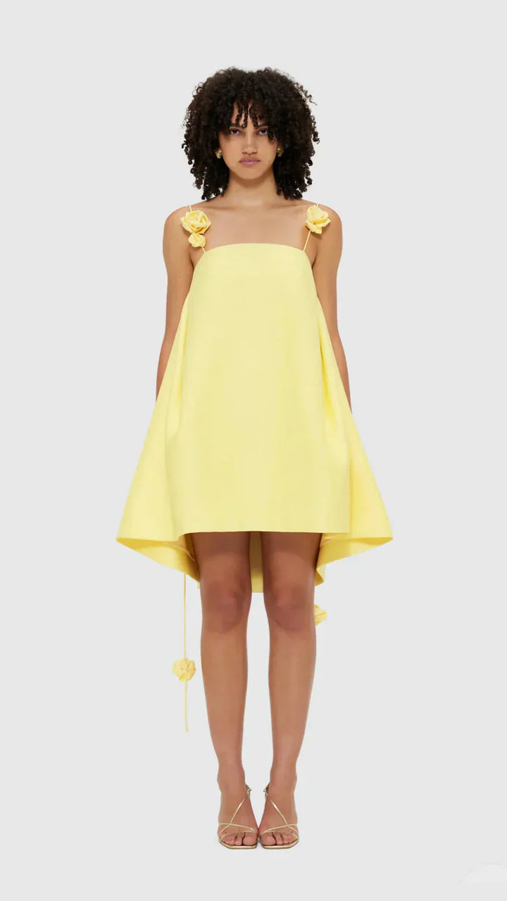 Women’s Elegant A-Line Mini Dress - Odette