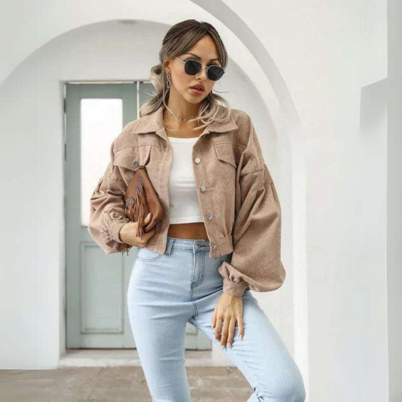 Women’s Modern Corduroy Jacket - Evelina