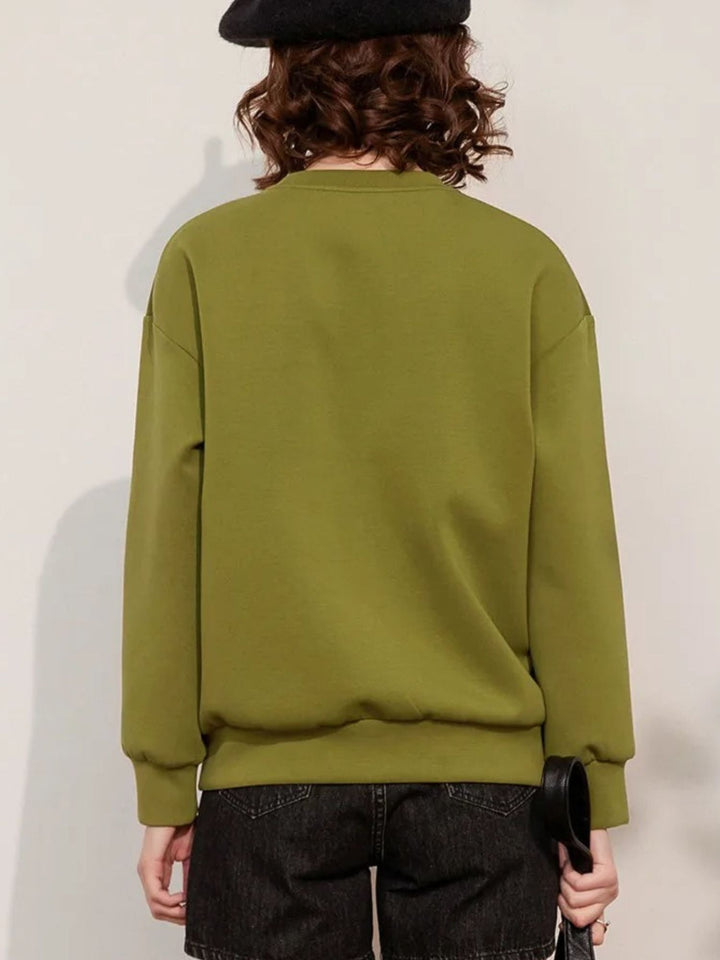 Women’s Loose Fit 3D Dragonfly Design Jumper - Ava