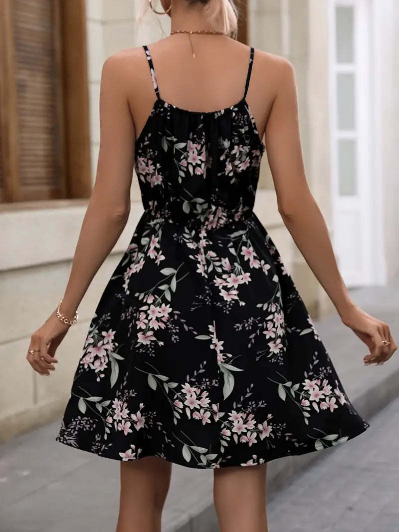 Women's Floral Mini Dress - Charlotte