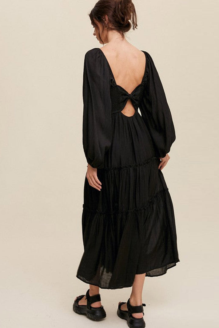  Ladies V Hals Maxi Summer Dress - Alessia-5