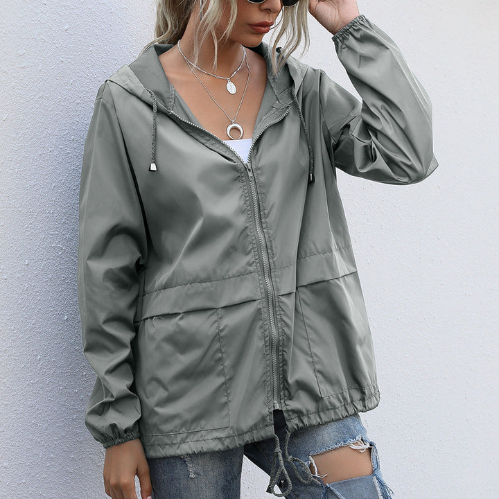 Women’s Outdoor Zip Hoodie Rain Jacket - Ava