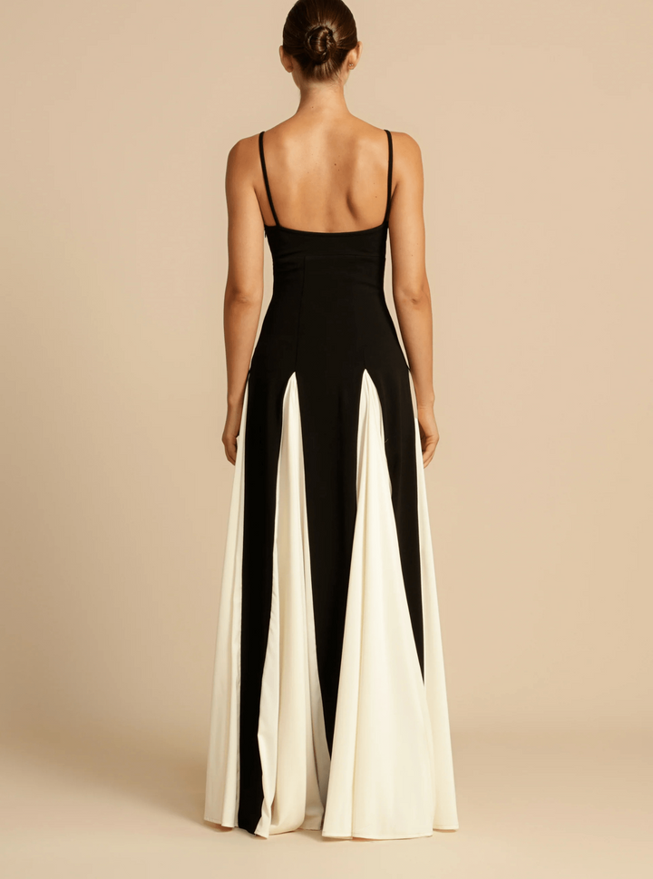 Women Formal Dress Black Polyester | Adeline