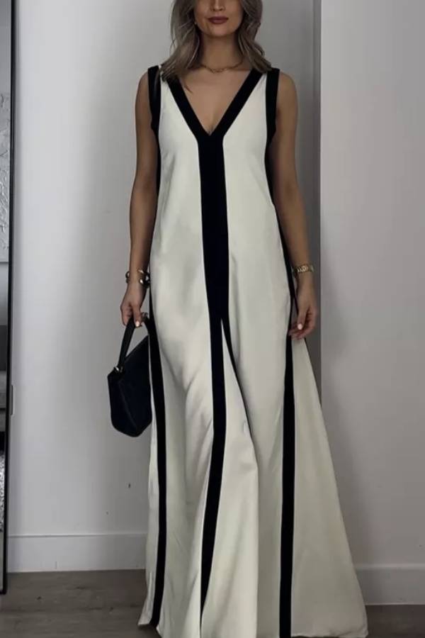Women’s Elegant Reversible Maxi Dress - Lorelei