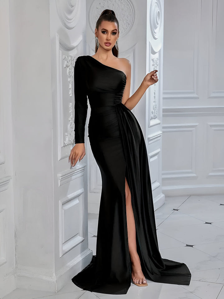 Women's Elegant Evening Maxi Dress - Sophia