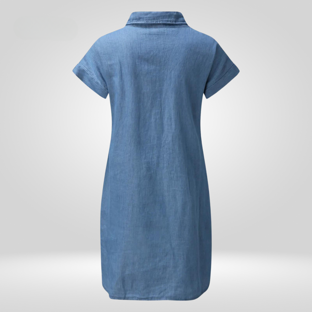 Denim Shirt Dress - Fiona