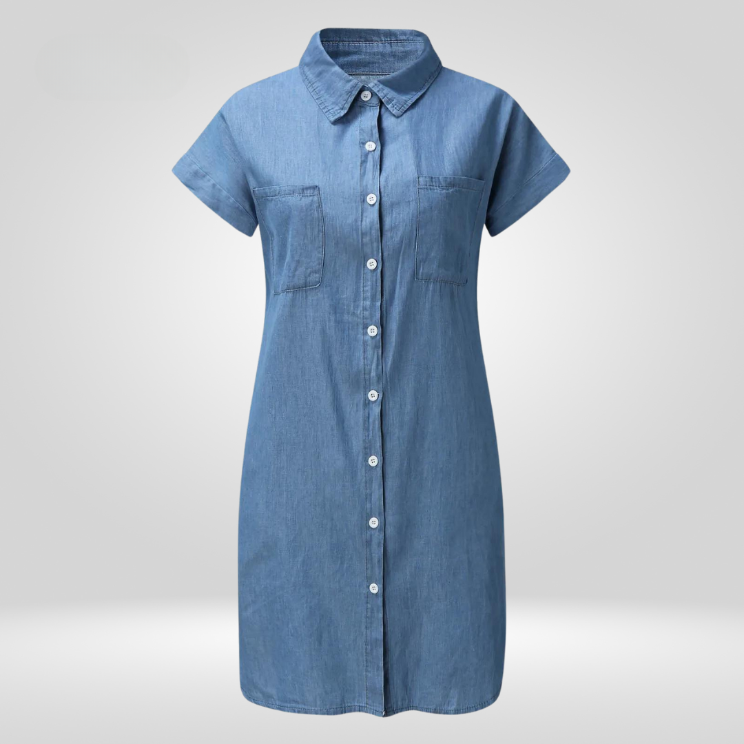 Denim Shirt Dress - Fiona
