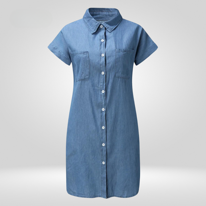 Denim Shirt Dress - Fiona