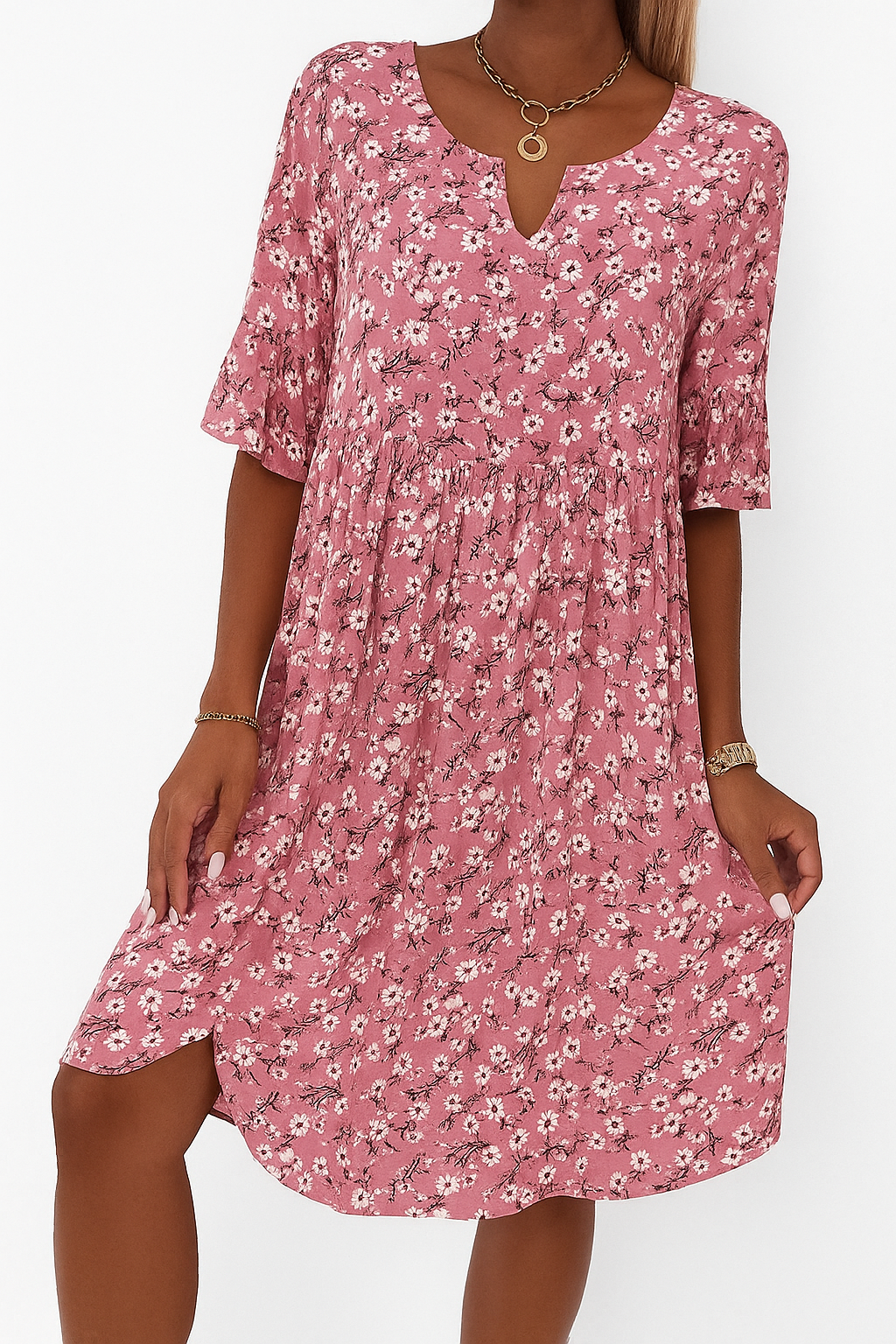 Women’s Elegant Floral Maxi Dress - Annalena