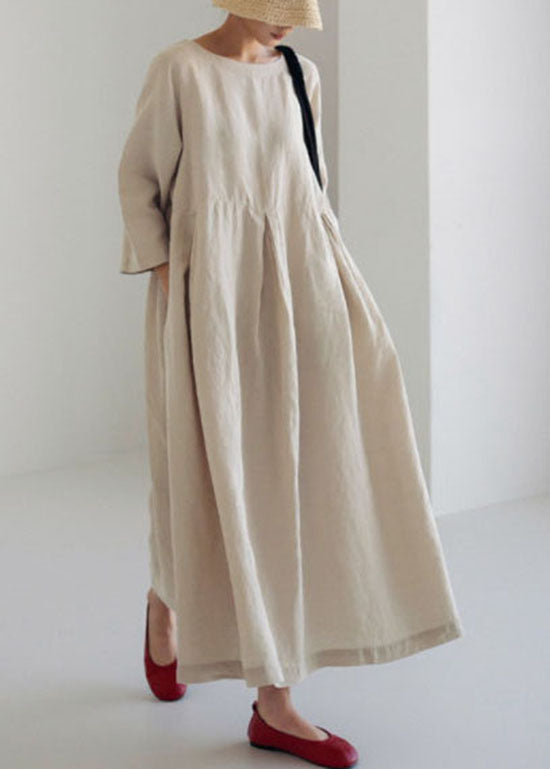 Cotton Dresses Pockets Patchwork Spring - Eden