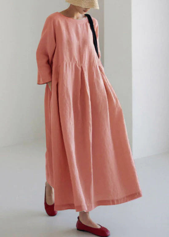 Cotton Dresses Pockets Patchwork Spring - Eden