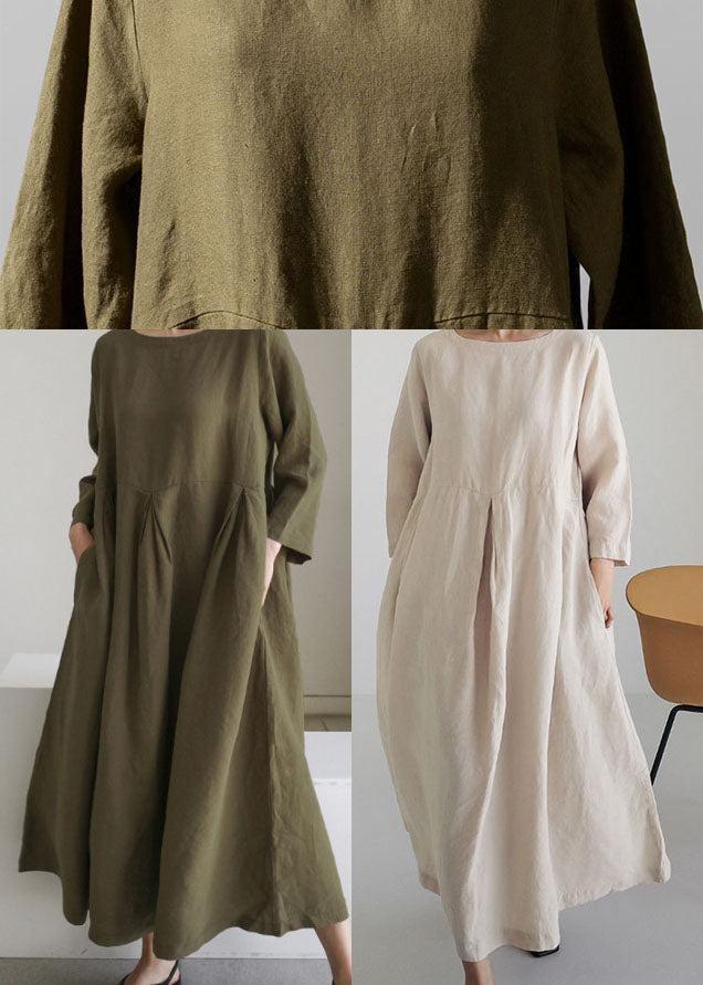 Cotton Dresses Pockets Patchwork Spring - Eden
