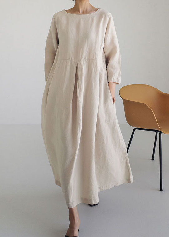 Cotton Dresses Pockets Patchwork Spring - Eden