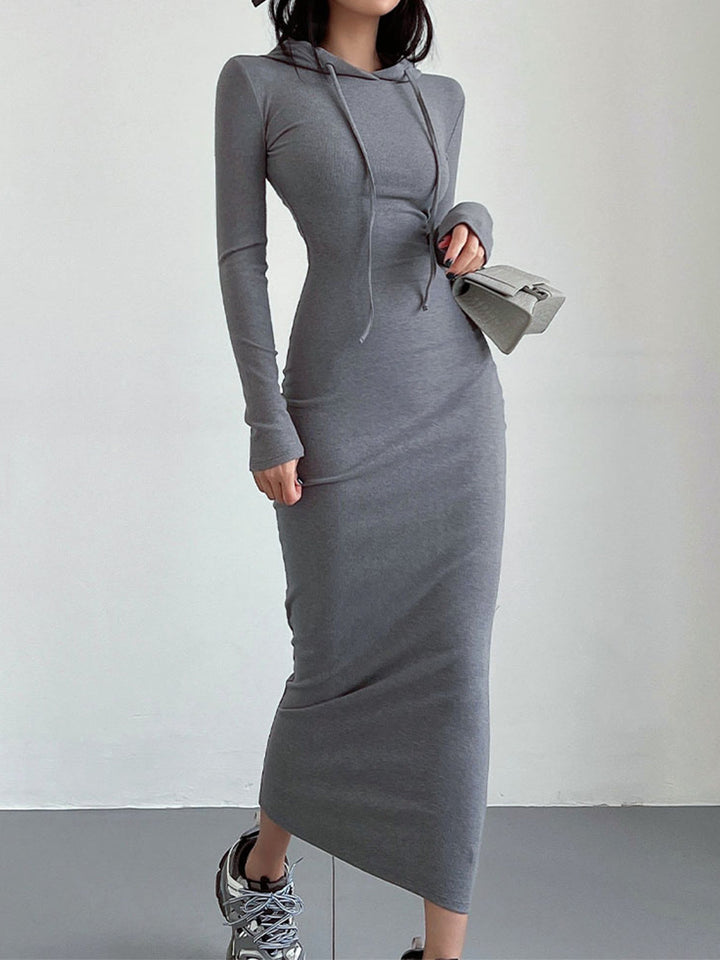Women’s Casual Hooded Maxi Dress - Disa