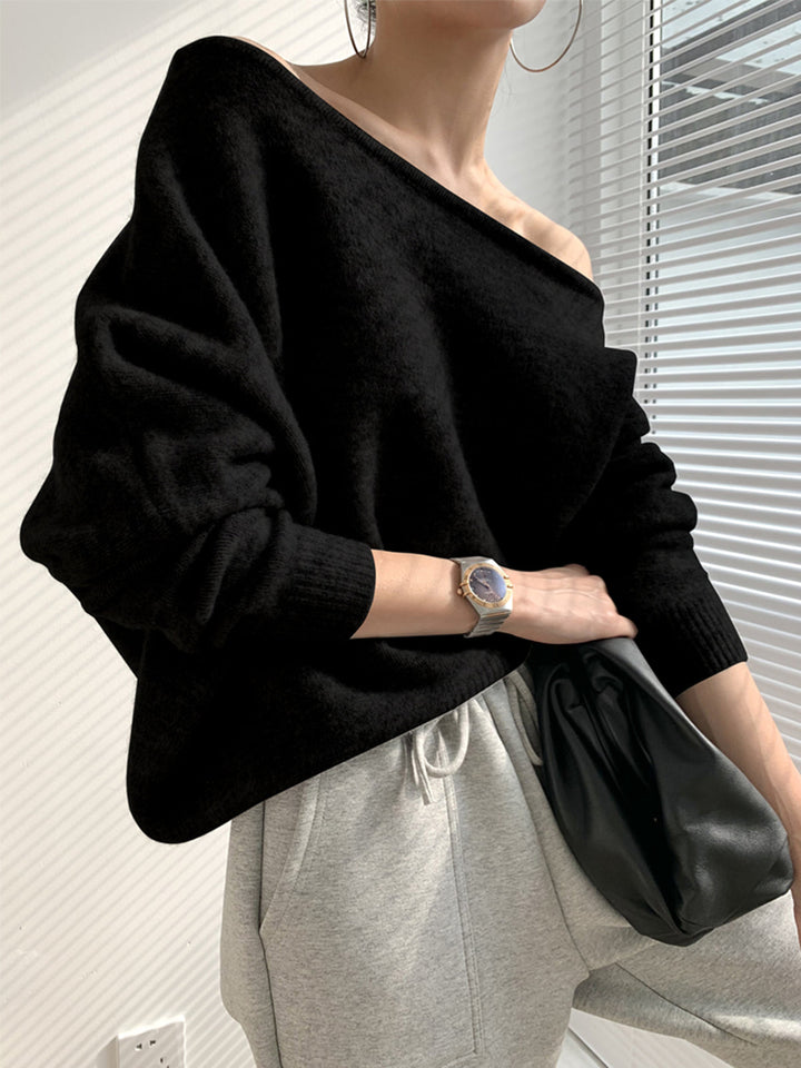 Women’s Lightweight Asymmetrical Sweater - Brynja