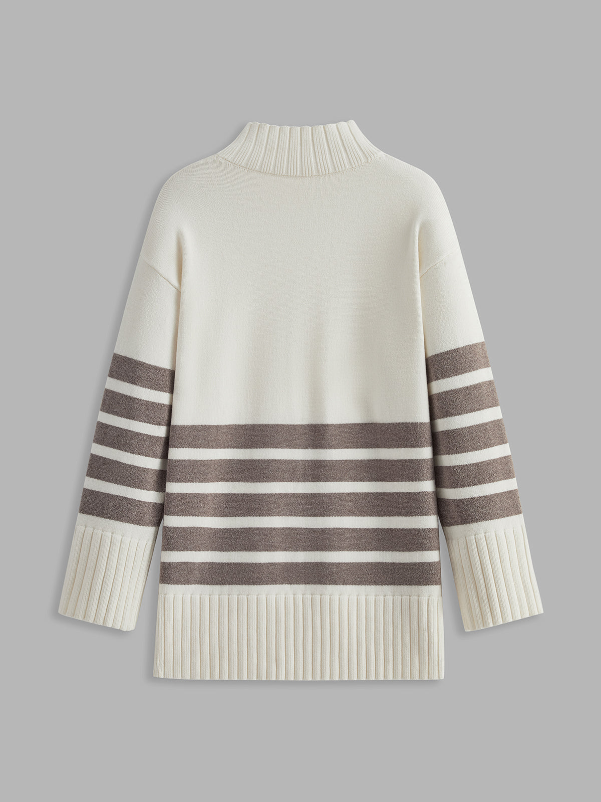 Women’s Striped Turtleneck Sweater - Eydis