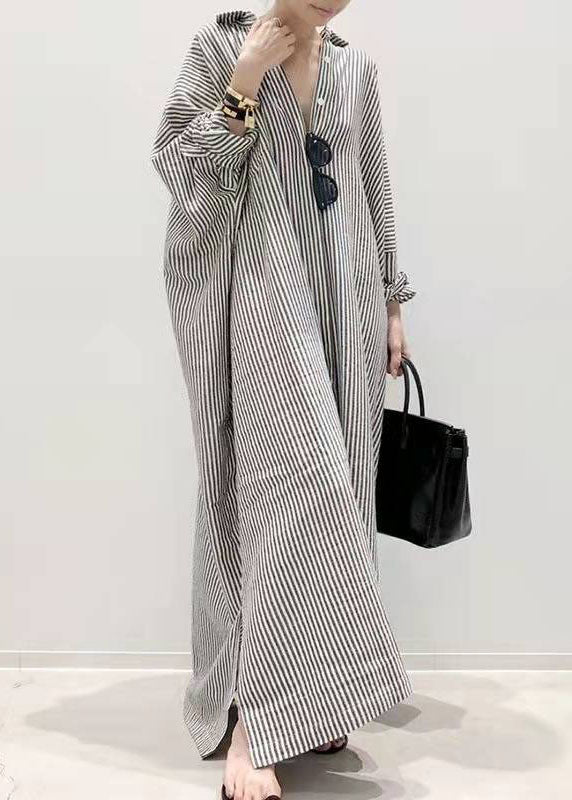 Boutique Peter Pan Collar Striped shirts Dress Spring - Faith