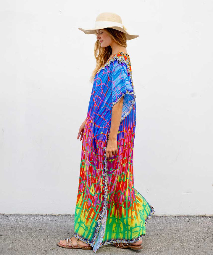  Ladies Hawaiian Style Maxi Summer Dress - Salve-4