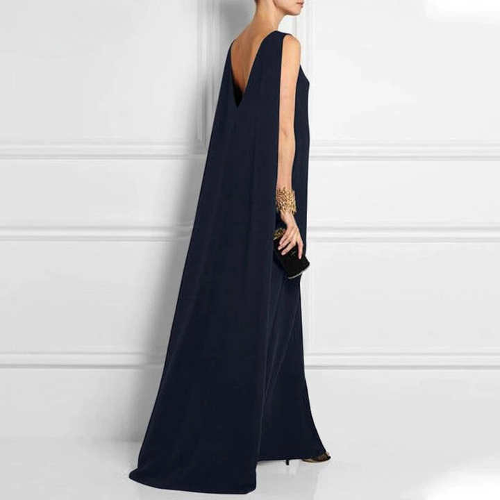 Women Sleeveless A-Line Evening Gown | Faye