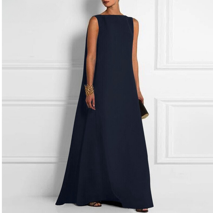 Women Sleeveless A-Line Evening Gown | Faye