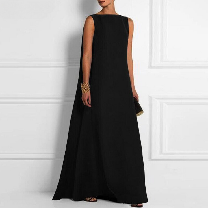 Women Sleeveless A-Line Evening Gown | Faye