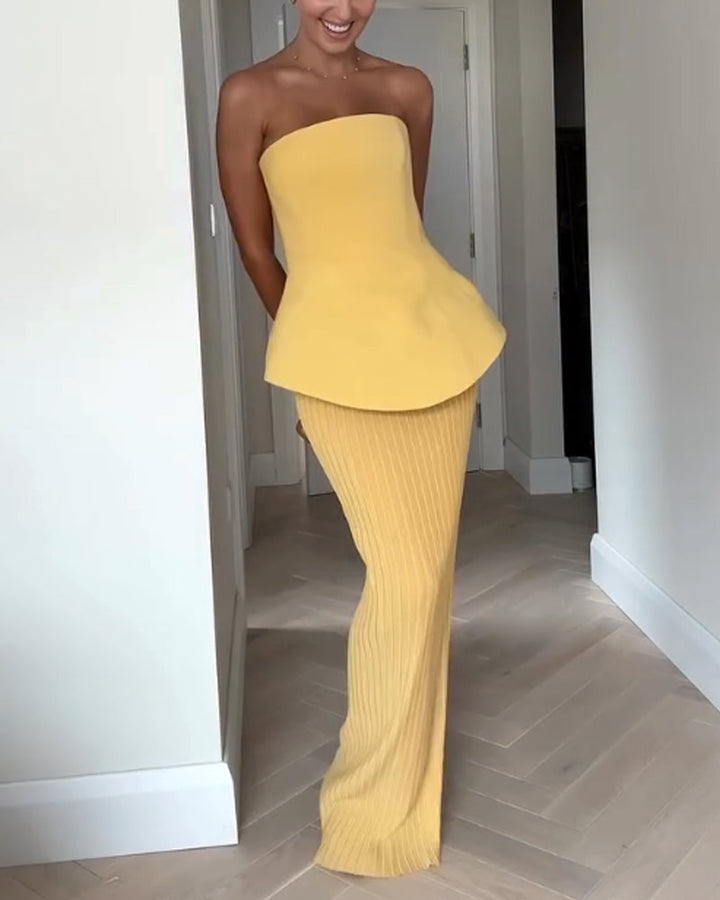 Strapless Maxi Dress | Eloise