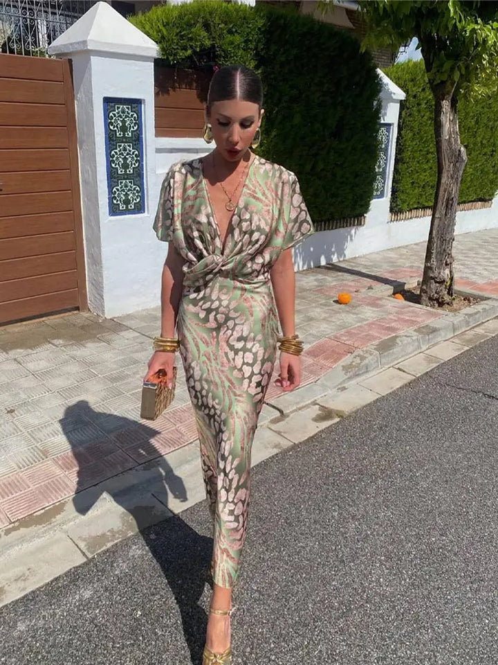 Elegant Wrap Dress | Millie