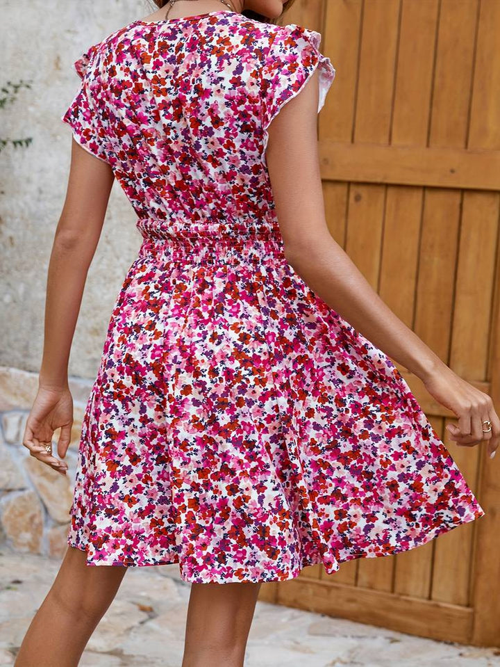 Women's Casual Summer V-neck Midi Dress - Seraphina