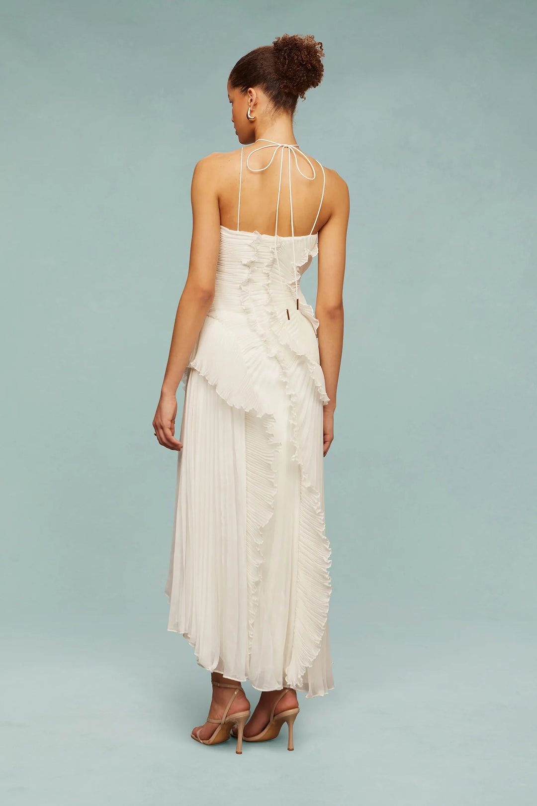 Ruffle Pleated Maxi Dress - Grace