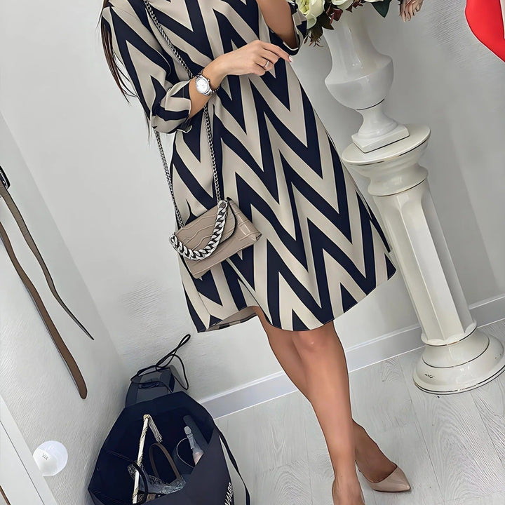 Women's Casual Stylish Midi Dress - Ava
