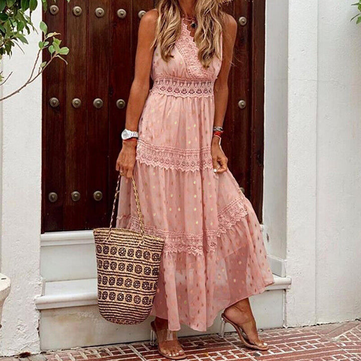 Women’s Chic Boho Maxi Dress - Noa