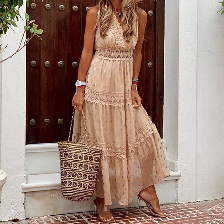 Women’s Chic Boho Maxi Dress - Noa