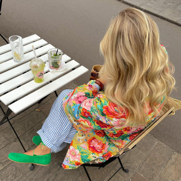 Women’s Elegant Floral Jacket - Yrsa