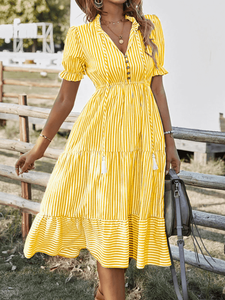 Women’s Stylish Summer Midi Dress - Lisa