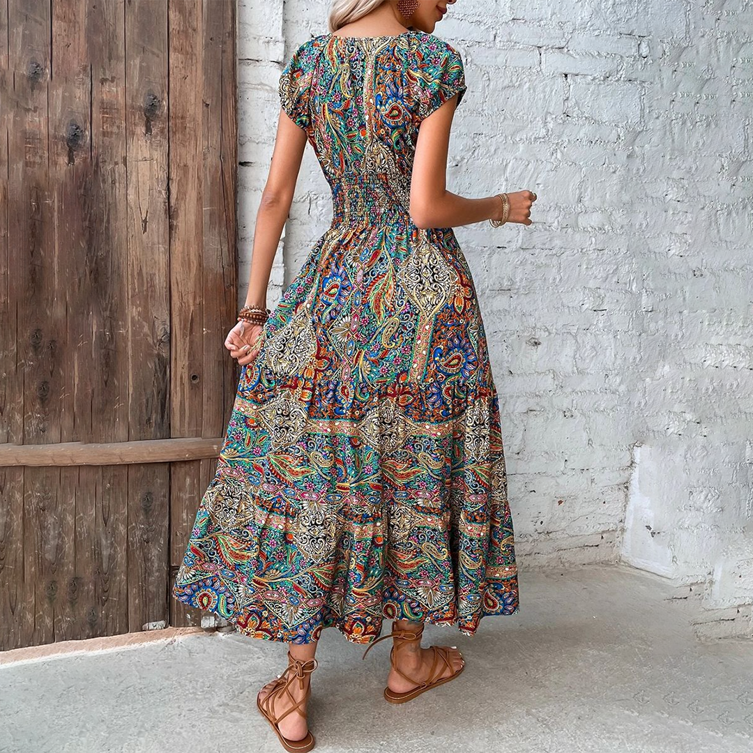  Ladies Boho Maxi Summer Dress - Elvira-6