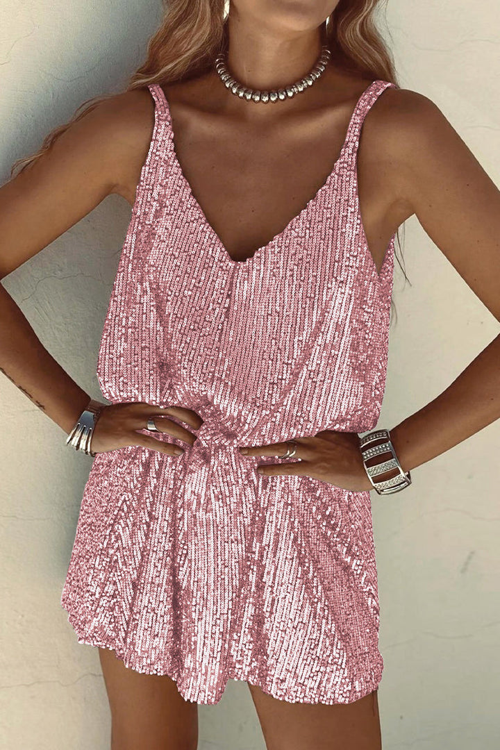 Sparkling sequin style club dress - Liora