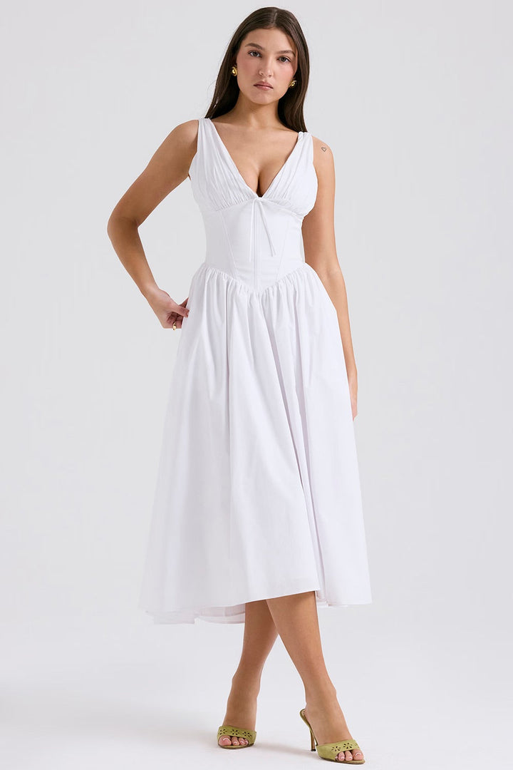Women’s Elegant Midi Dress - Nora
