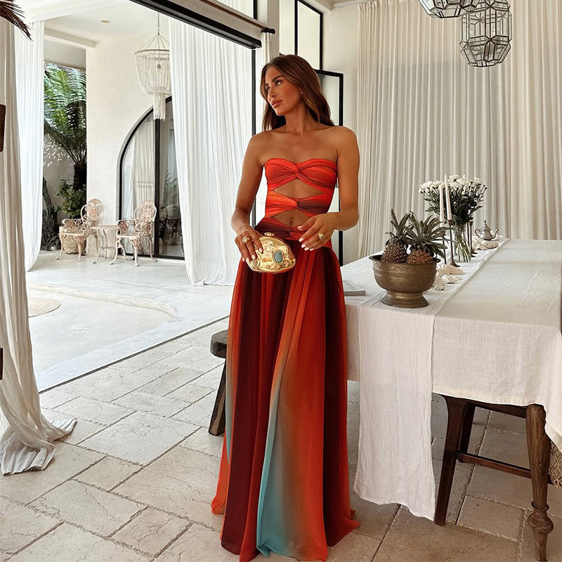 Strapless Maxi Dress - Genevieve