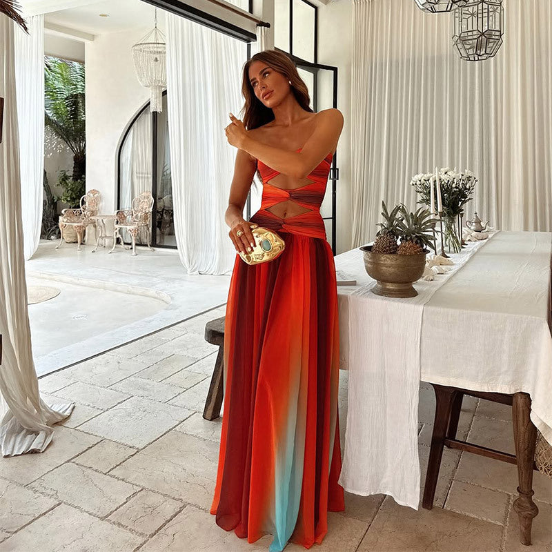 Strapless Maxi Dress - Genevieve