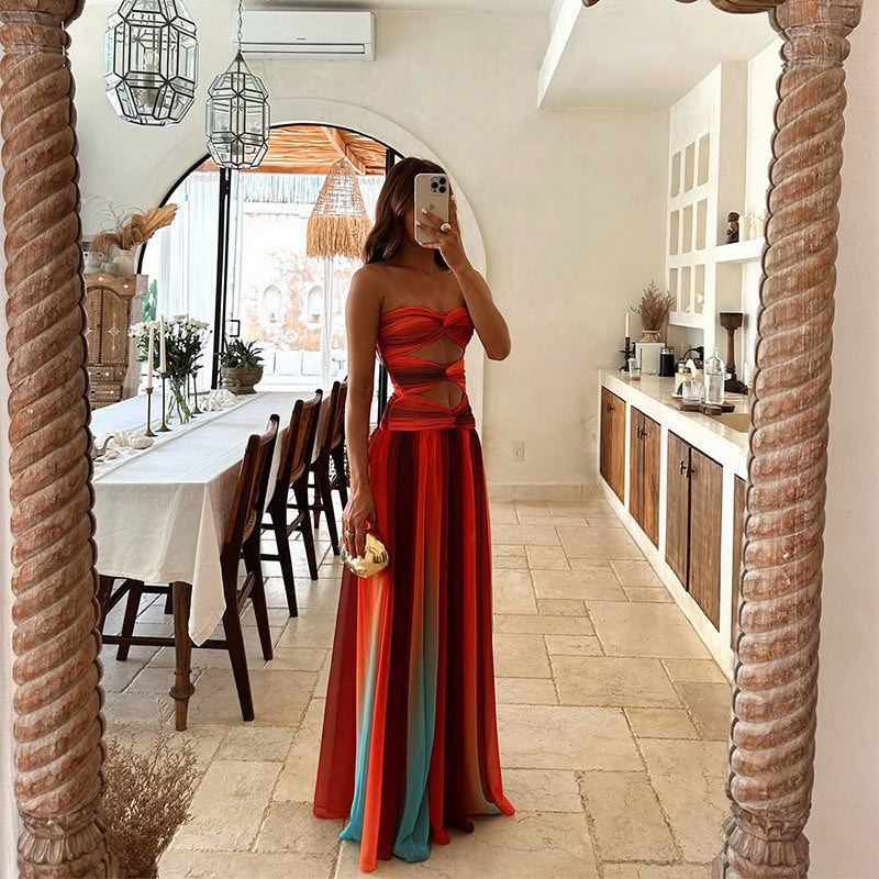Strapless Maxi Dress - Genevieve